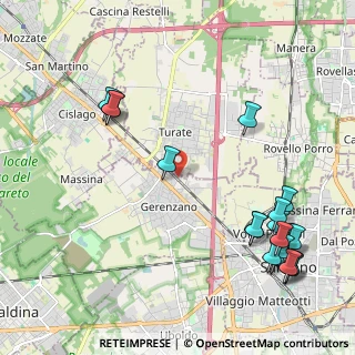 Mappa Via Cristoforo Colombo, 21040 Gerenzano VA, Italia (2.72947)