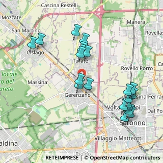 Mappa Via Cristoforo Colombo, 21040 Gerenzano VA, Italia (2.0905)