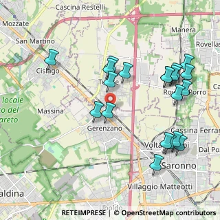 Mappa Via Cristoforo Colombo, 21040 Gerenzano VA, Italia (2.2035)
