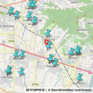 Mappa Via Dottor Luigi Cristini, 24060 Chiuduno BG, Italia (2.907)