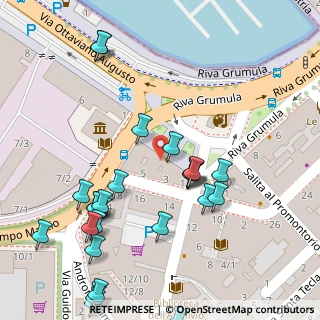 Mappa Via D. Economo G. E, 34123 Trieste TS, Italia (0.07692)