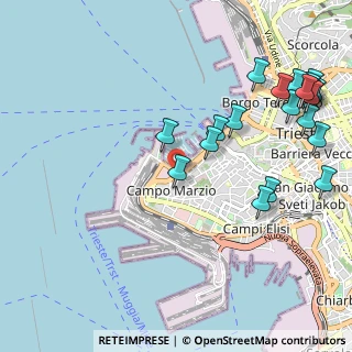 Mappa Via D. Economo G. E, 34123 Trieste TS, Italia (1.3005)