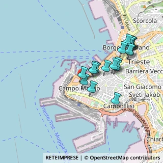 Mappa Via D. Economo G. E, 34123 Trieste TS, Italia (0.917)