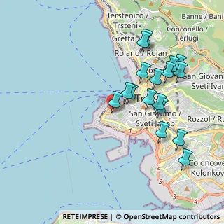 Mappa Via D. Economo G. E, 34123 Trieste TS, Italia (1.94235)