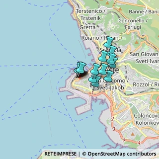 Mappa Via D. Economo G. E, 34123 Trieste TS, Italia (0.90125)