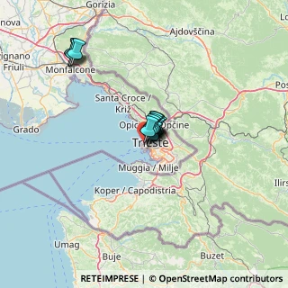 Mappa Via D. Economo G. E, 34123 Trieste TS, Italia (8.17214)