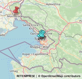 Mappa Via Pio Riego Gambini, 34141 Trieste TS, Italia (44.43455)