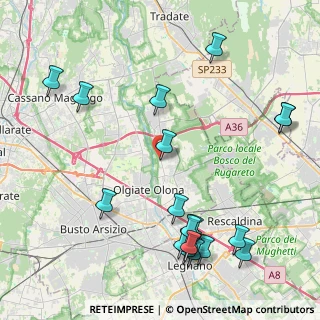 Mappa Piazza XXV Aprile, 21055 Gorla Minore VA, Italia (5.20737)