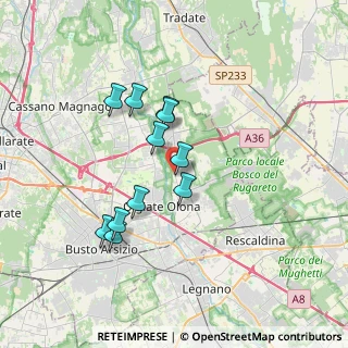 Mappa Piazza XXV Aprile, 21055 Gorla Minore VA, Italia (2.99818)