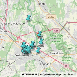 Mappa Piazza XXV Aprile, 21055 Gorla Minore VA, Italia (3.84778)