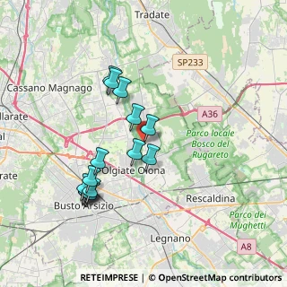 Mappa Piazza XXV Aprile, 21055 Gorla Minore VA, Italia (3.53867)