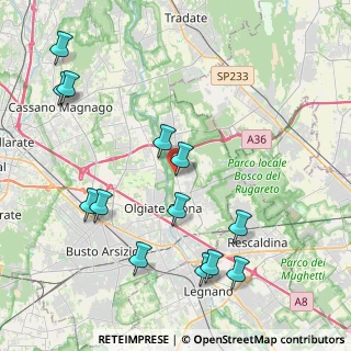 Mappa Piazza XXV Aprile, 21055 Gorla Minore VA, Italia (4.72846)