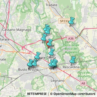 Mappa Piazza XXV Aprile, 21055 Gorla Minore VA, Italia (3.40133)