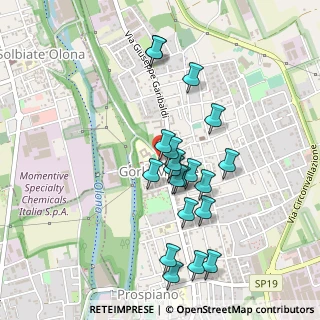 Mappa Piazza XXV Aprile, 21055 Gorla Minore VA, Italia (0.4335)