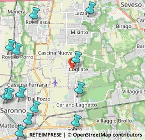 Mappa Via Guglielmo Oberdan, 20815 Lentate sul Seveso MB, Italia (3.28643)