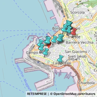 Mappa Via Bonaparte Napoleone, 34123 Trieste TS, Italia (0.6985)