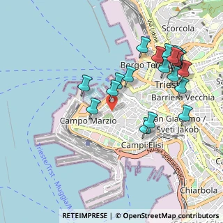 Mappa Via Bonaparte Napoleone, 34123 Trieste TS, Italia (1.0435)