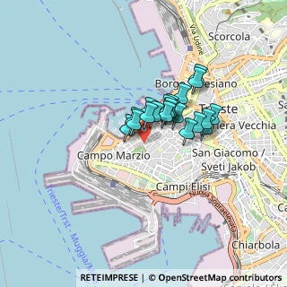 Mappa Via Bonaparte Napoleone, 34123 Trieste TS, Italia (0.5355)