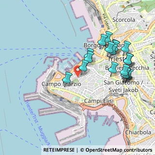 Mappa Via Bonaparte Napoleone, 34123 Trieste TS, Italia (1.025)