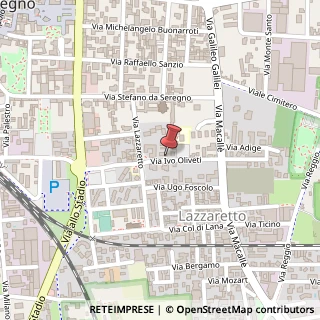 Mappa Via Ivo Oliveti, 11, 20831 Seregno, Monza e Brianza (Lombardia)