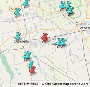 Mappa Via Piave, 35019 Tombolo PD, Italia (5.00571)