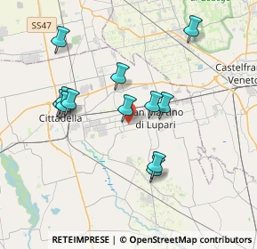 Mappa Via Piave, 35019 Tombolo PD, Italia (3.46)