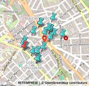 Mappa Via Panfilo Castaldi, 34137 Trieste TS, Italia (0.172)