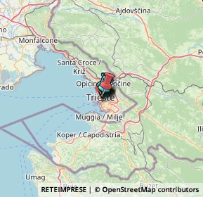 Mappa Via Panfilo Castaldi, 34137 Trieste TS, Italia (9.52364)