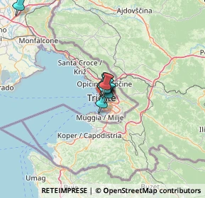 Mappa Via Panfilo Castaldi, 34137 Trieste TS, Italia (21.655)