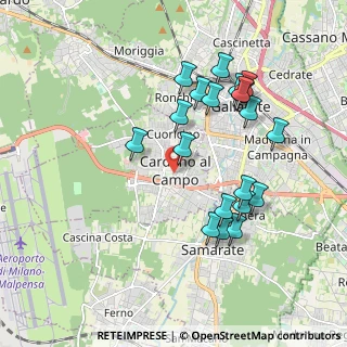 Mappa Via Cavallotti Felice, 21010 Cardano Al Campo VA, Italia (1.8695)