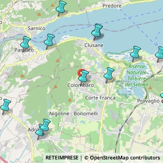 Mappa Via Alessandro Manzoni, 25040 Corte Franca BS, Italia (3.08643)