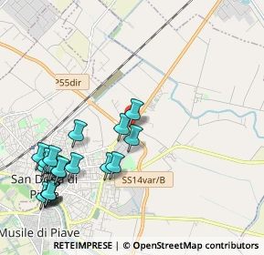 Mappa Via Varsavia, 30027 San Donà di Piave VE, Italia (2.5105)