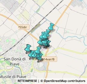 Mappa Via Varsavia, 30027 San Donà di Piave VE, Italia (1.105)