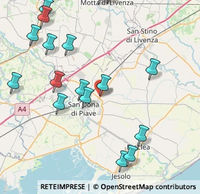 Mappa Via Varsavia, 30027 San Donà di Piave VE, Italia (9.73882)