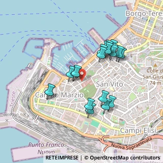 Mappa Via dell'Università, 34123 Trieste TS, Italia (0.4155)