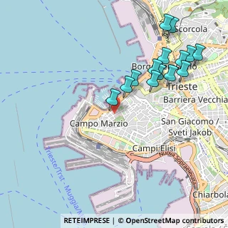 Mappa Via dell'Università, 34123 Trieste TS, Italia (1.10571)