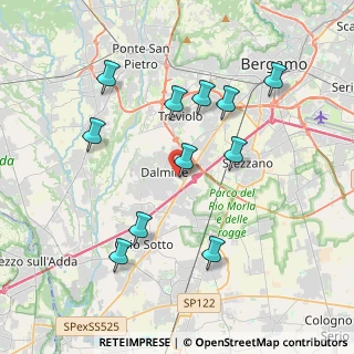 Mappa Via Locatelli Antonio, 24044 Dalmine BG, Italia (3.80909)