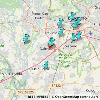 Mappa Via Locatelli Antonio, 24044 Dalmine BG, Italia (3.8325)