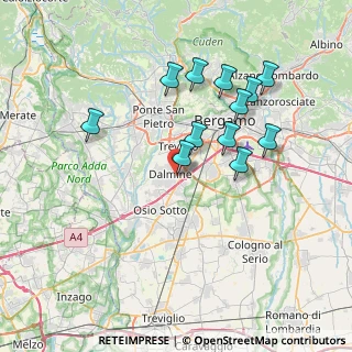 Mappa Via Locatelli Antonio, 24044 Dalmine BG, Italia (6.9625)