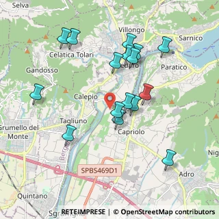 Mappa Via Calepio, 25031 Capriolo BS, Italia (1.89875)