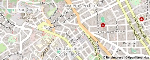 Mappa Trieste
