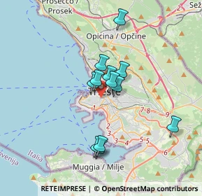 Mappa Via Giambattista Tiepolo, 34143 Trieste TS, Italia (2.73)