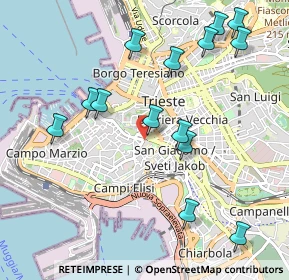 Mappa Via Donato Bramante, 34131 Trieste TS, Italia (1.1)
