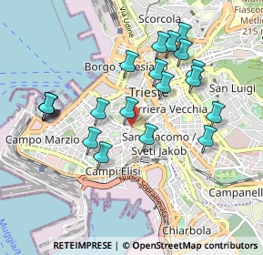 Mappa Via Donato Bramante, 34131 Trieste TS, Italia (0.933)