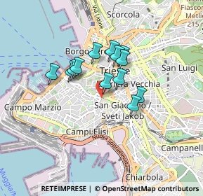 Mappa Via Donato Bramante, 34131 Trieste TS, Italia (0.61538)