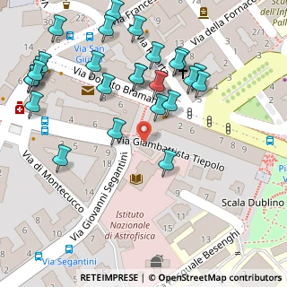 Mappa Via Giambattista Tiepolo, 34143 Trieste TS, Italia (0.07308)