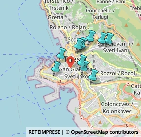 Mappa Via Donato Bramante, 34131 Trieste TS, Italia (1.17091)