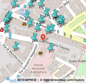 Mappa Via Giambattista Tiepolo, 34143 Trieste TS, Italia (0.07308)