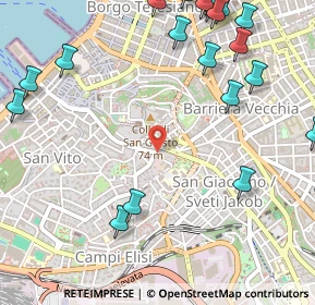 Mappa Via Donato Bramante, 34131 Trieste TS, Italia (0.7485)