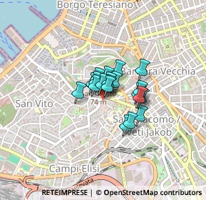 Mappa Via Donato Bramante, 34131 Trieste TS, Italia (0.207)